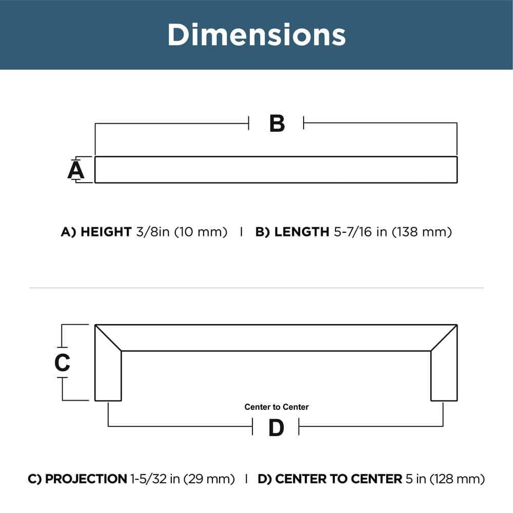 Franklin Brass Handle Pull (Set of 10)