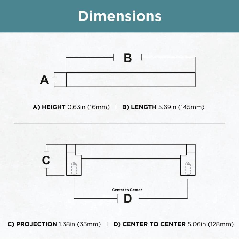 Franklin Brass Stratford 5-1/16" Center to Center Bar Pull Multipack (Set of 10)