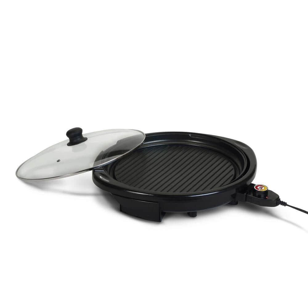 Elite Gourmet EMG-980B 14 Electric Indoor Grill, Black