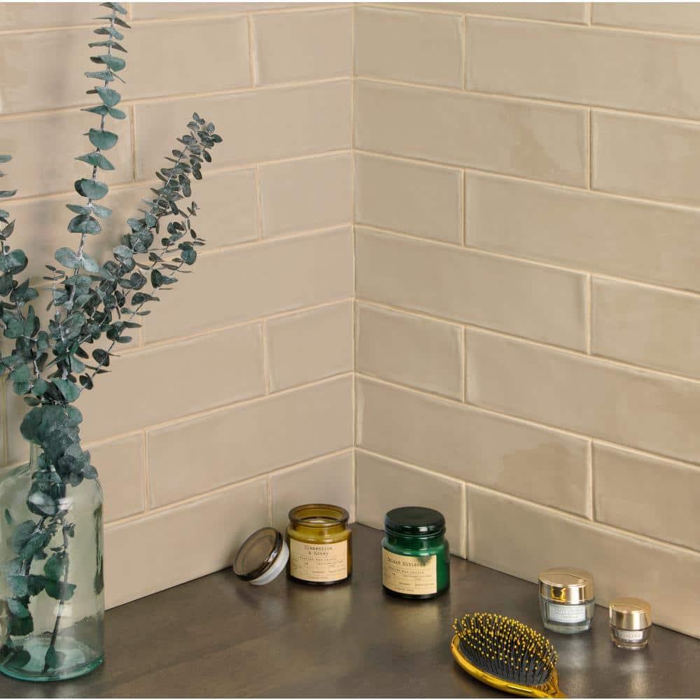 Midland 3'' W x 12'' L Polished Ceramic Subway Tile (5.38 sq. ft. / box)
