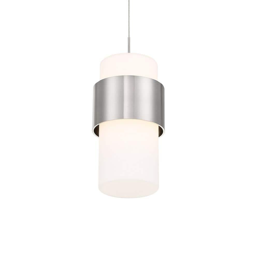 Banded 1 - Light LED Cylinder Pendant