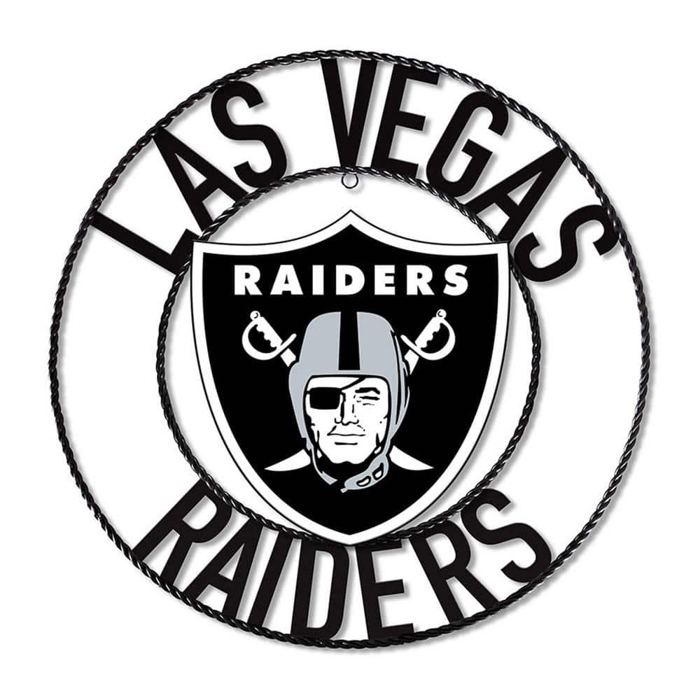 Imperial Las Vegas Raiders 24'' Wrought Iron Wall Art