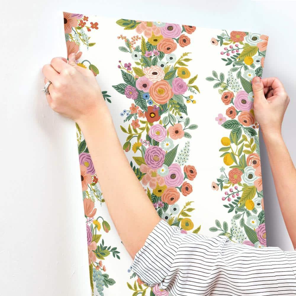 Luxembourg 20' L x 27" W Peel and Stick Wallpaper Roll