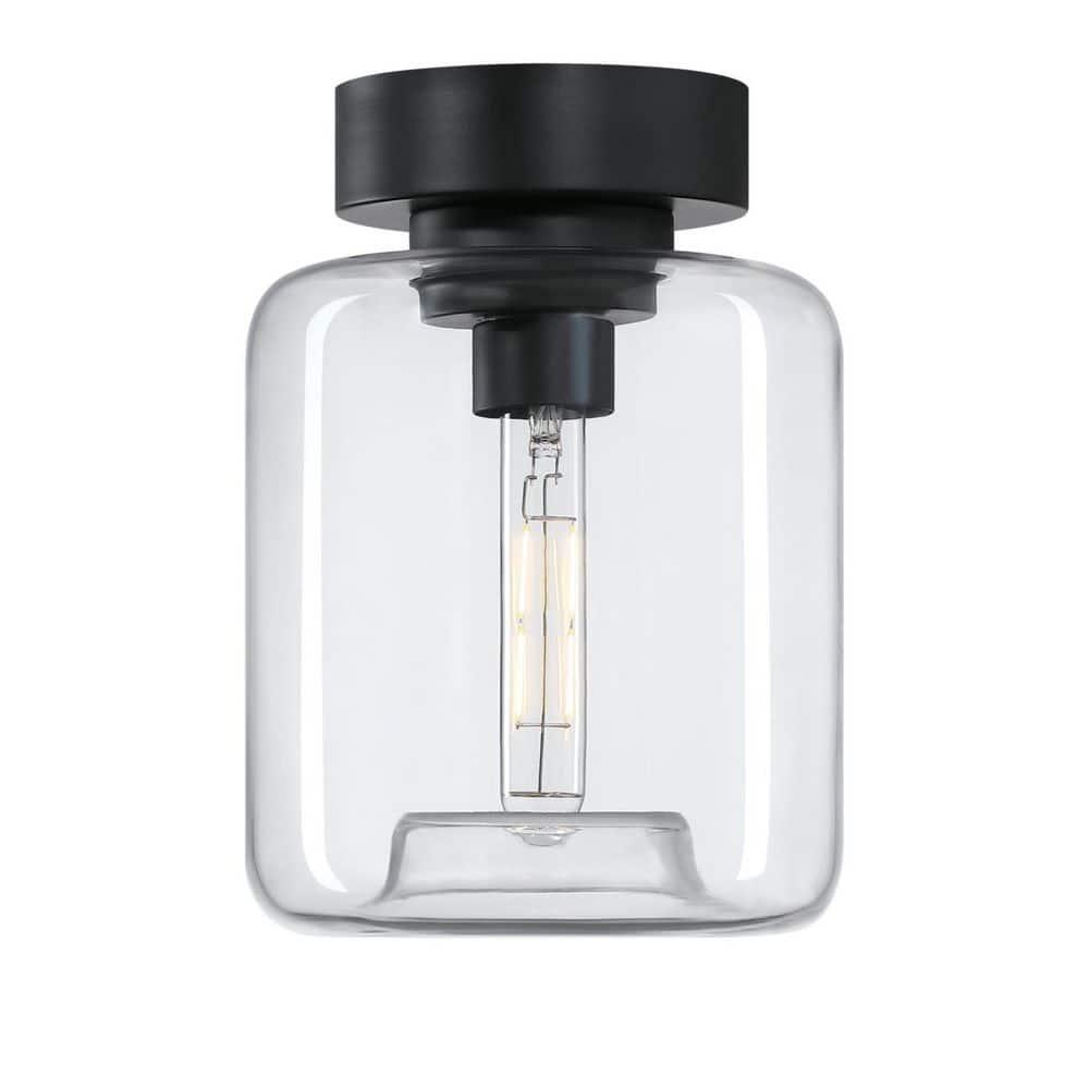 Judd Glass Semi Flush Mount