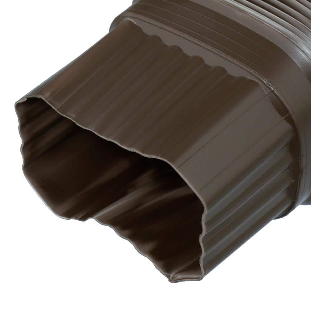 Amerimax 2'' x 3'' Flex-Elbow, Brown