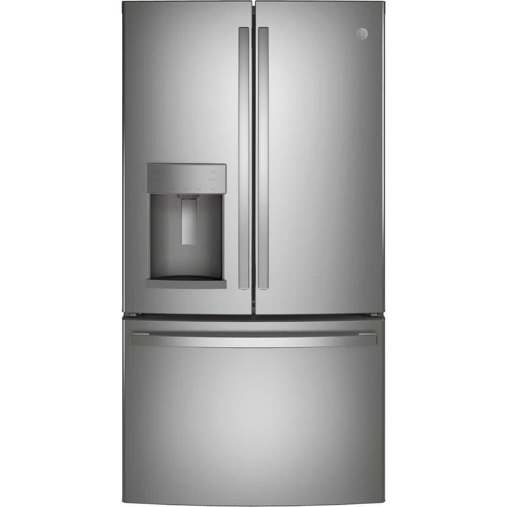GE 36" French Door 27.7 cu. ft. Smart Energy Star Refrigerator with Fingerprint Resistant Finish