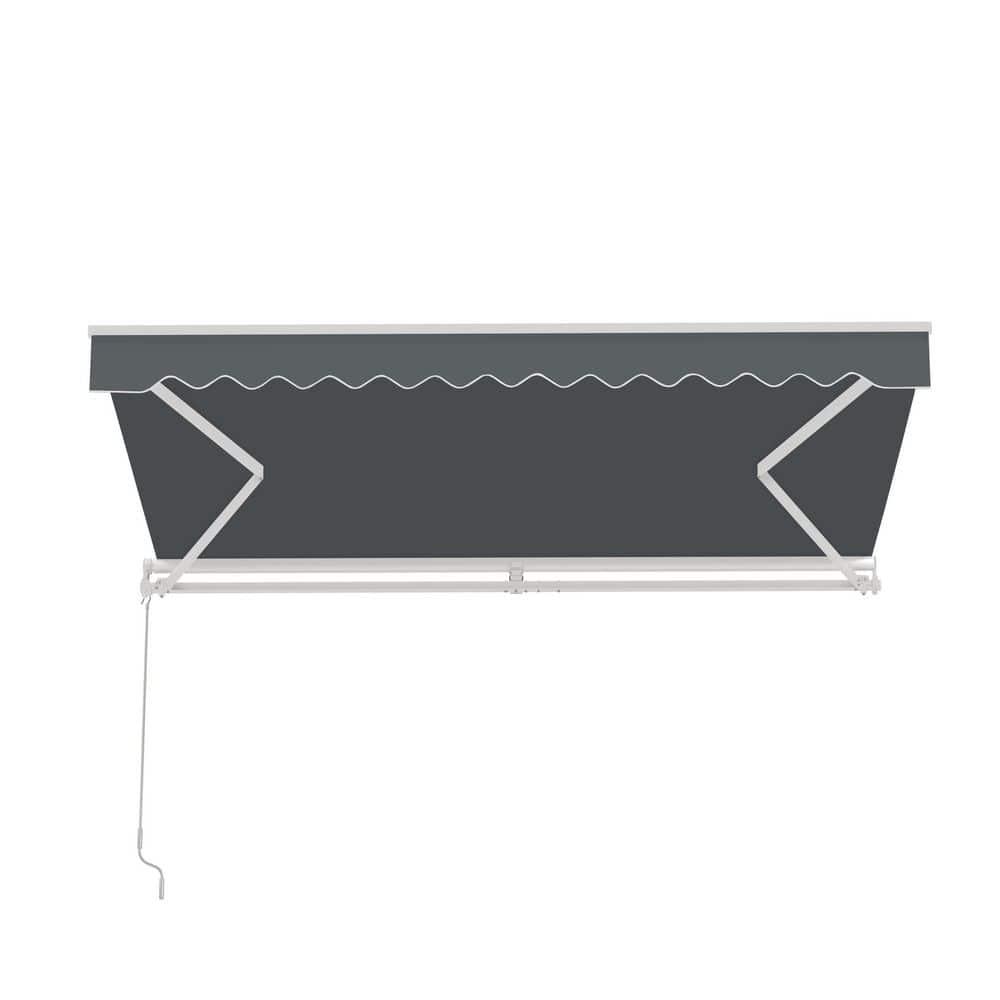 Retractable Patio Awning - White Frame