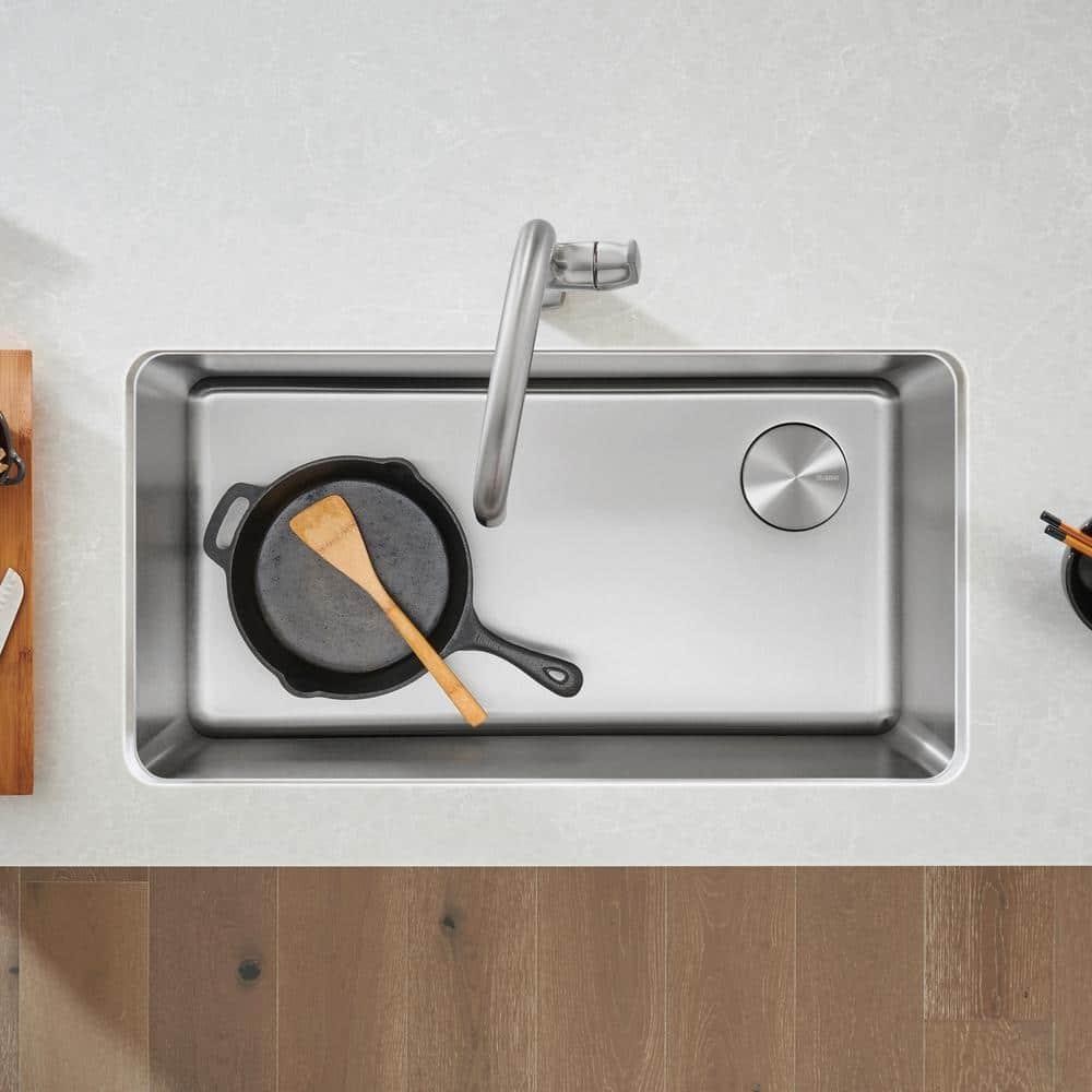 Blanco 442763 Formera 33" L x 18'' W Single Bowl Stainless Steel Undermount Kitchen Sink