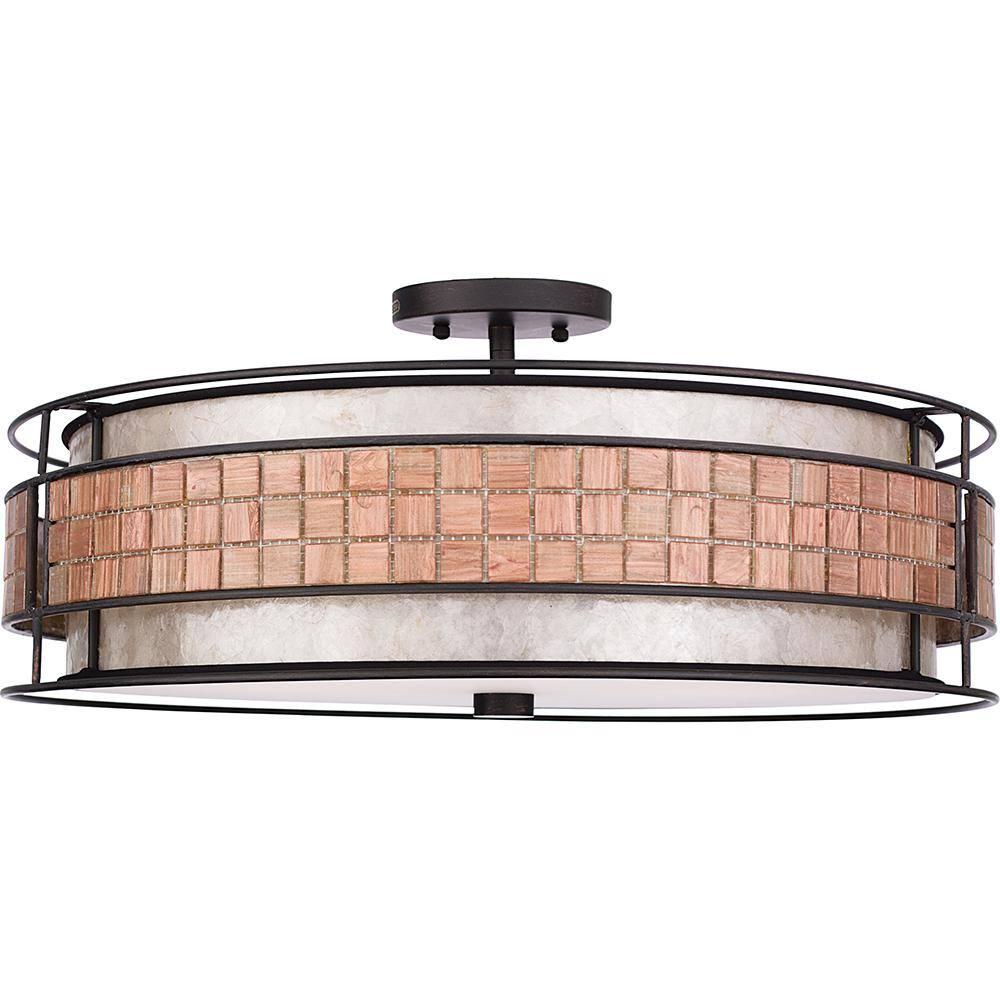 Quoizel Lighting Laguna 4 - Light Pendant in  Renaissance Copper