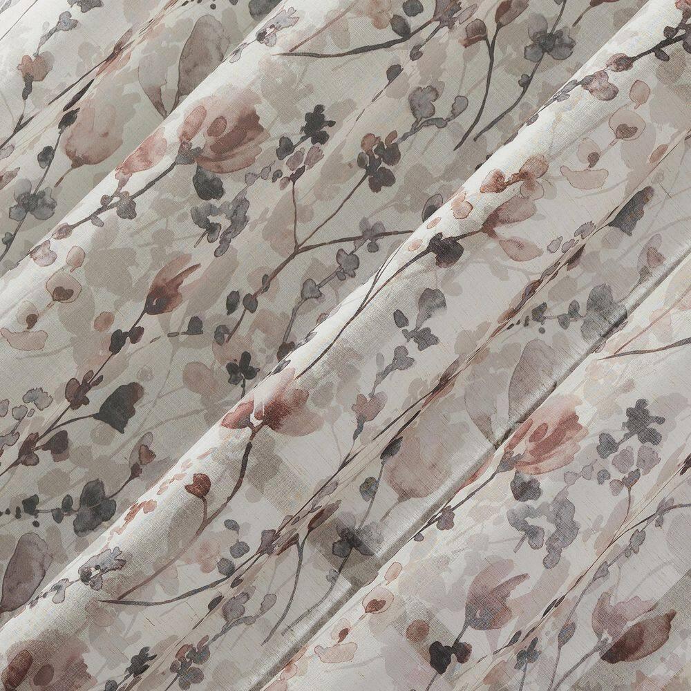 Scott Living Jessa Linen Blend Floral Semi-Sheer Rod Pocket Single Curtain Panel & Reviews | Wayfair