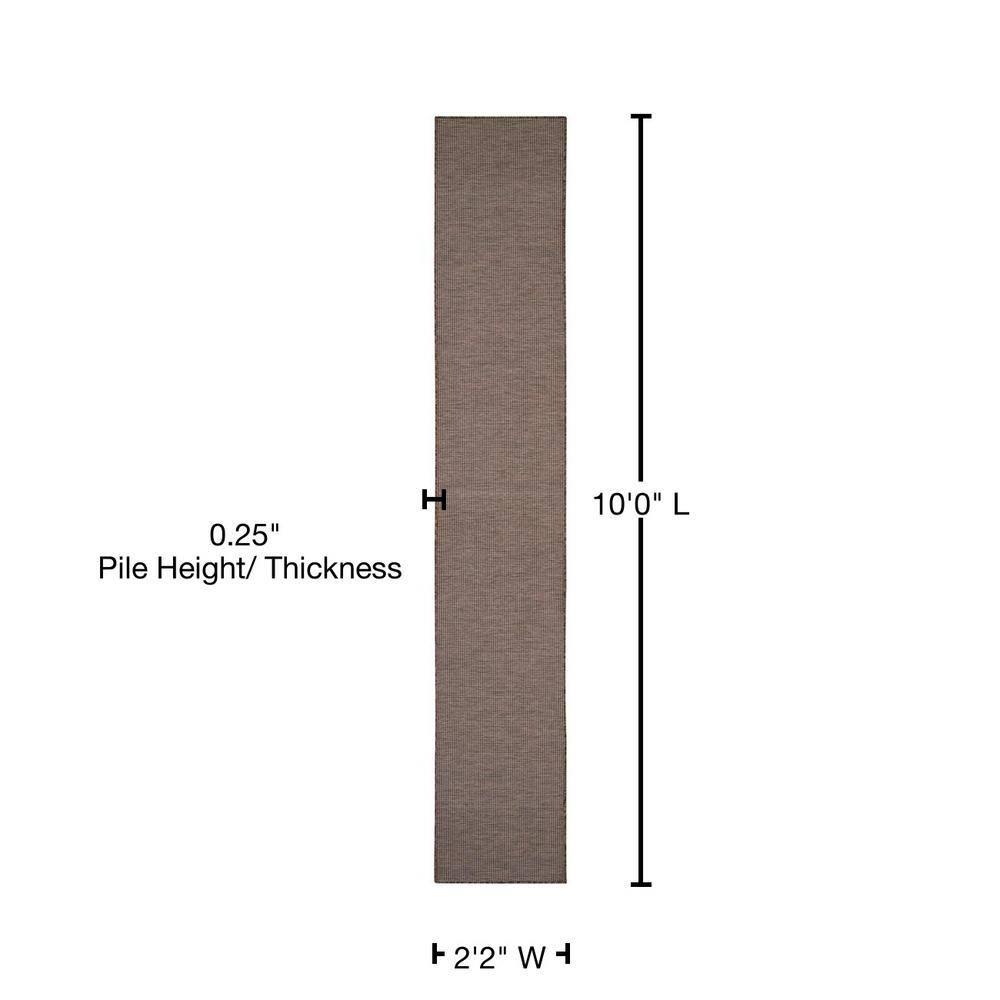 Nourison Positano POS01 Indoor/outdoor Area Rug - Natural 2'2" x 10'