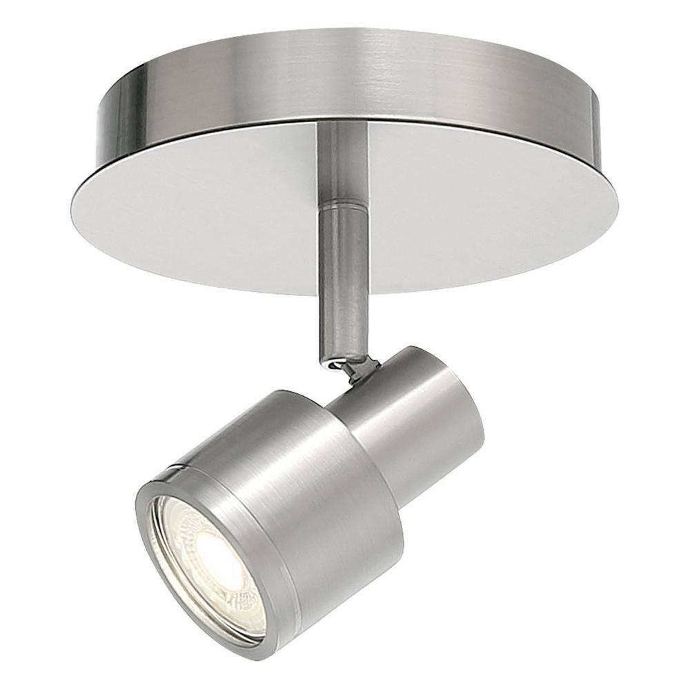 Access Lighting Lincoln 3 - Light Flush Mount in  Brushed Steel