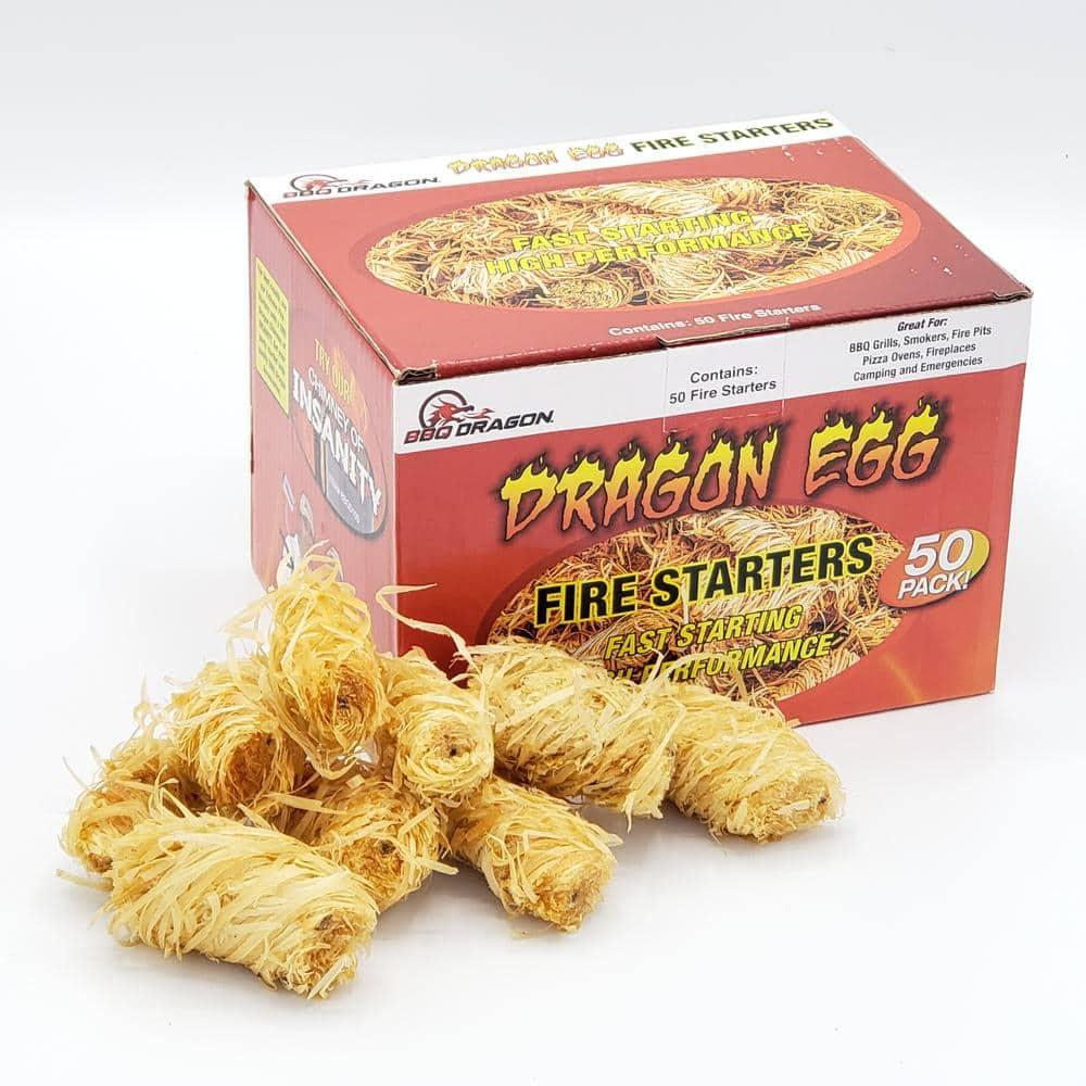 BBQ Dragon Wood Non-Stick Charcoal Starters (Set of 50)