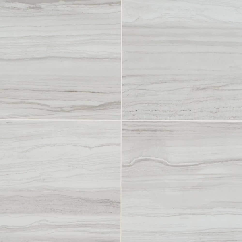 Bond Tile 12" x 24" Polished Marble Look Porcelain Floor and Wall Tile
