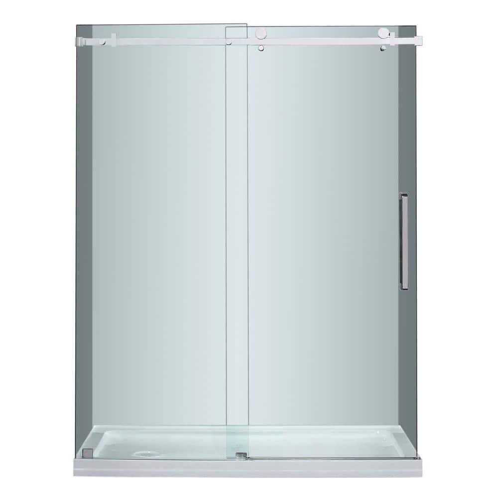 Moselle 77.5" Single Sliding Frameless Shower Door
