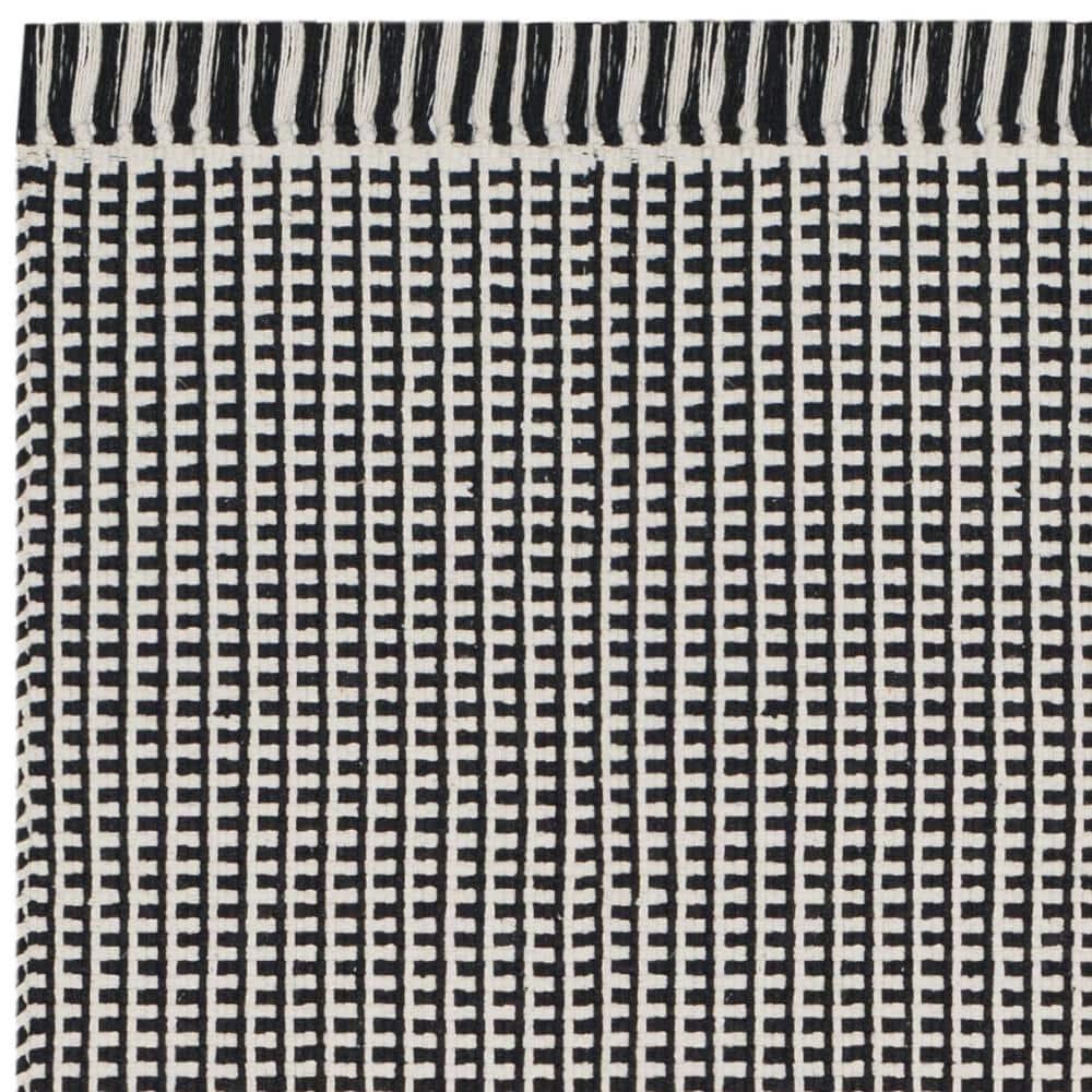 Bester Hand Woven Cotton Geometric Rug