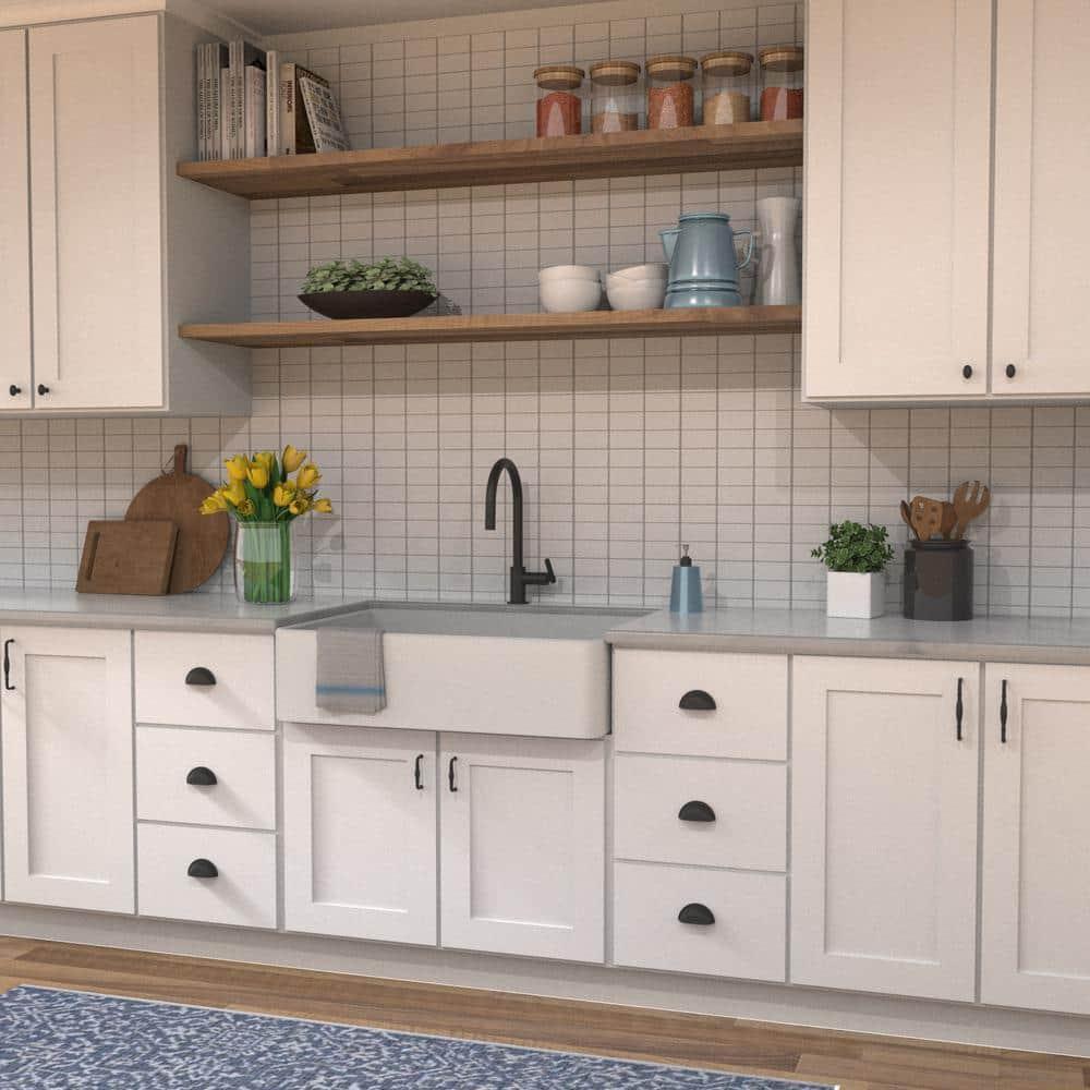 Hickory Hardware Williamsburg Kitchen Cabinet Handles, Solid Core Drawer Pulls for Cabinet Doors, 3"