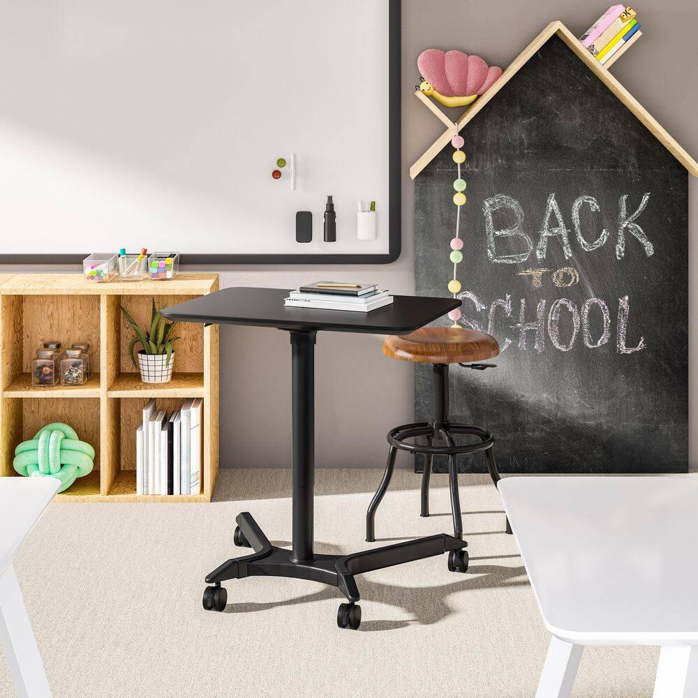 Seville Classics AIRLIFT® airLIFT 28" W Adjustable Height Rolling Laptop Desk Stand