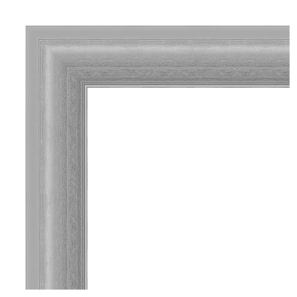 Amanti Art Peak Polished Nickel Narrow Picture Frame Opening Size 11x14 in.
