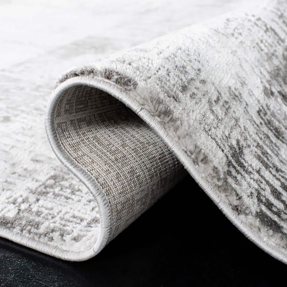 Craft CFT874 Loomed Indoor Area Rug - Grey/Dark Grey - 6'7"x9' - Safavieh
