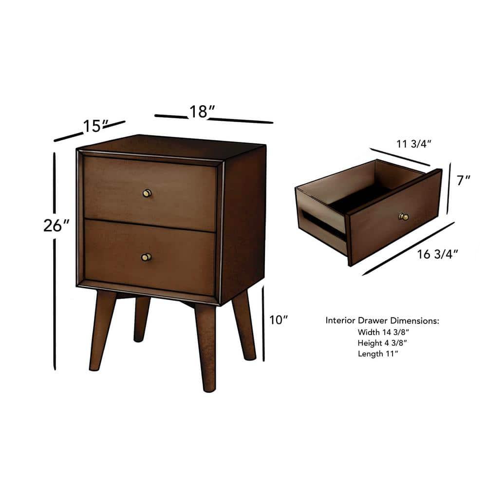 Williams 2-Drawer Nightstand
