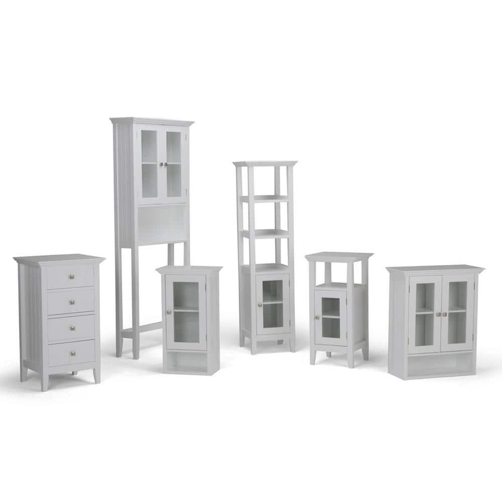 Simpli Home Acadian Freestanding Bathroom Cabinet