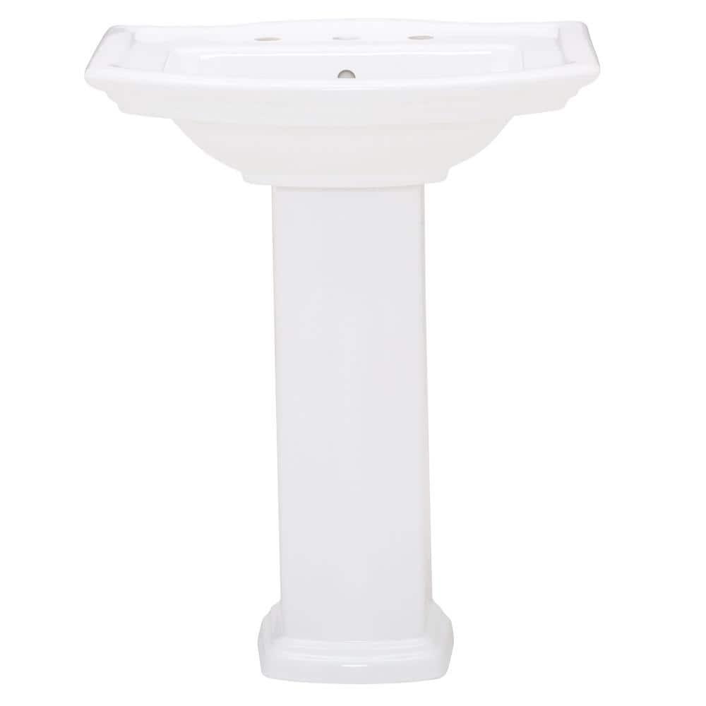 Barclay Washington Pedestal Lavatory 3-418WH