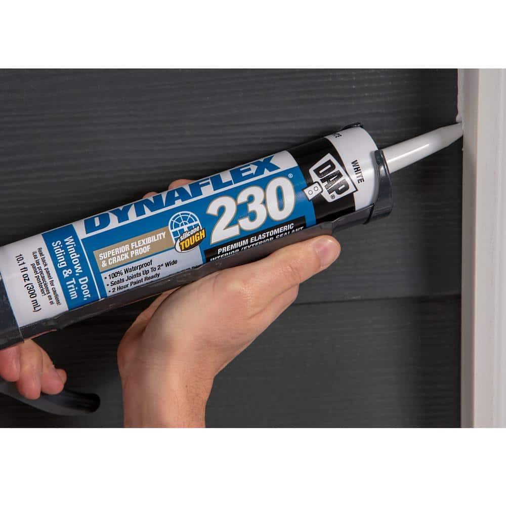 DAP Dynaflex 230 10.1 oz White Premium Latex Sealant Door and Trim