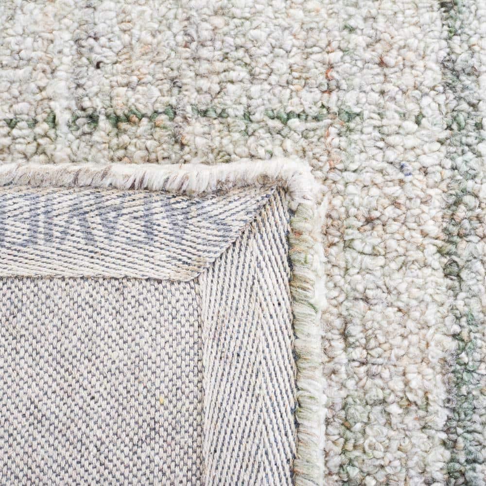 Abstract ABT143 Handmade Indoor Area Rug - Green/Sage - 6'x9' - Safavieh