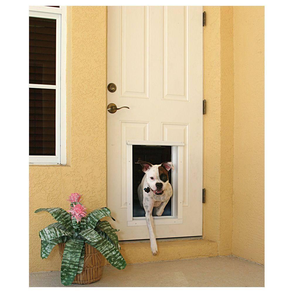 PlexiDor Performance 17.13'' W x 54.63'' H Door Mounted Electronic Pet Door