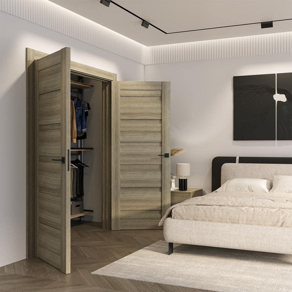 Belldinni Louver Solid + Manufactured Wood Paneled Prehung Door