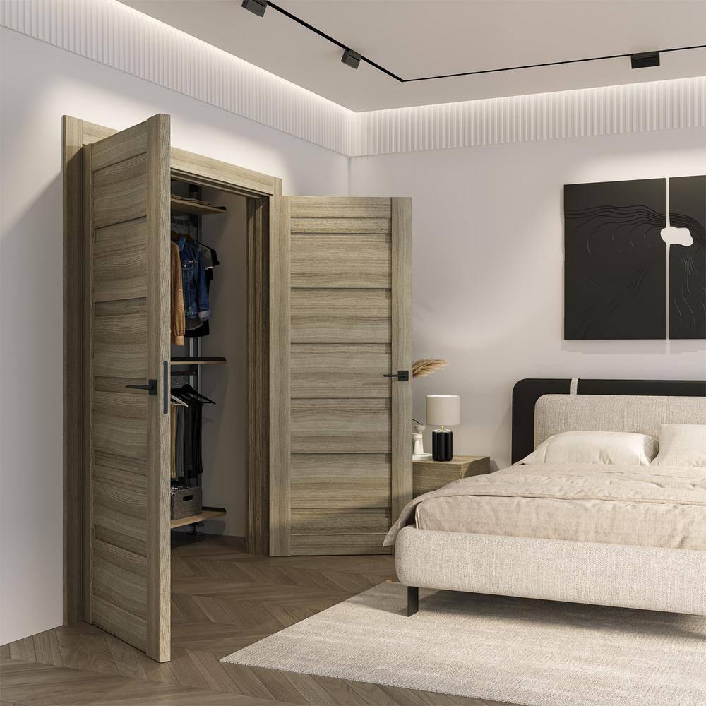 Belldinni Louver Solid + Manufactured Wood Paneled Prehung Door