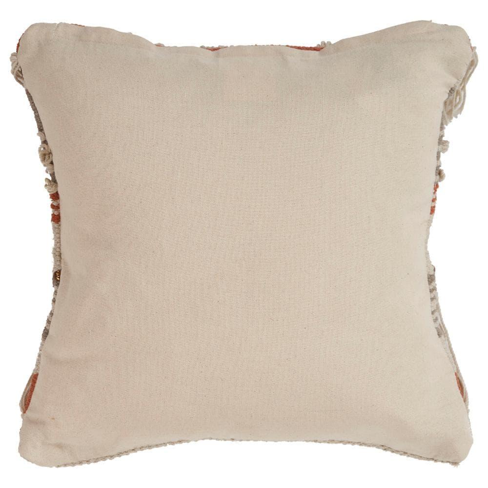 Rajani Home Analee Appliqued Cotton Throw Pillow
