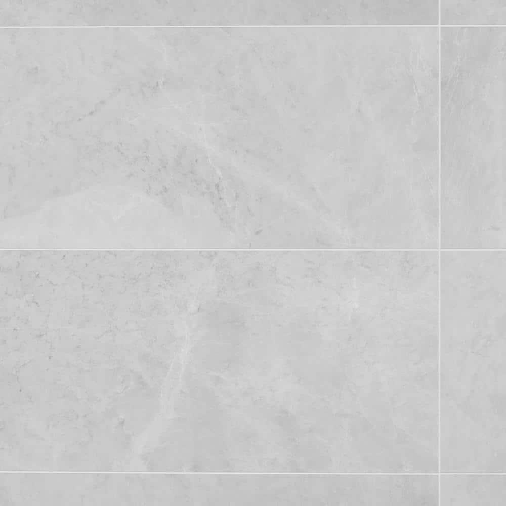 12" x 24" Porcelain Marble Look Wall & Floor Tile