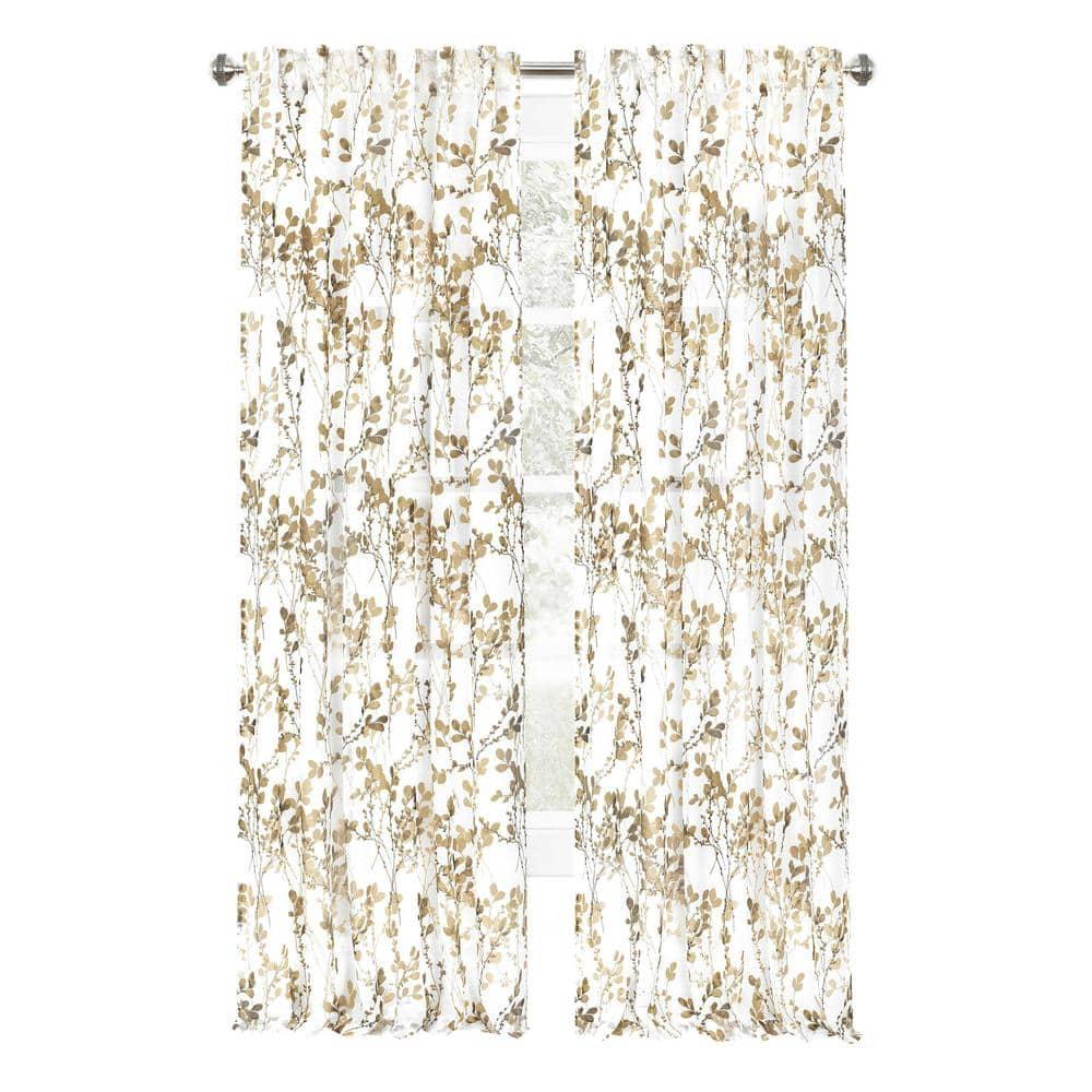 Molineux Polyester Semi Sheer Curtain Panel