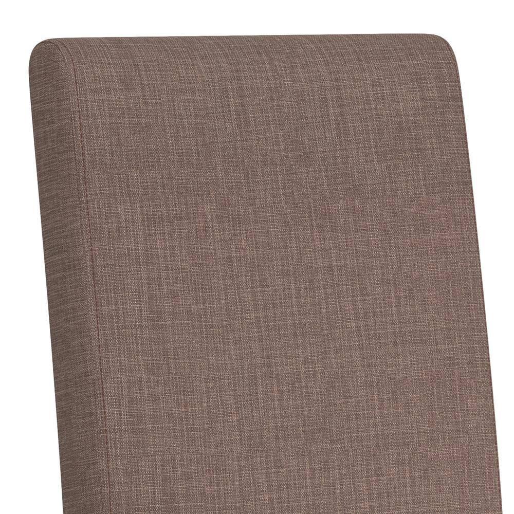 Simpli Home Acadian 17.99'' H Linen Look Polyester Upholstered Parsons Chair (Set of 2)