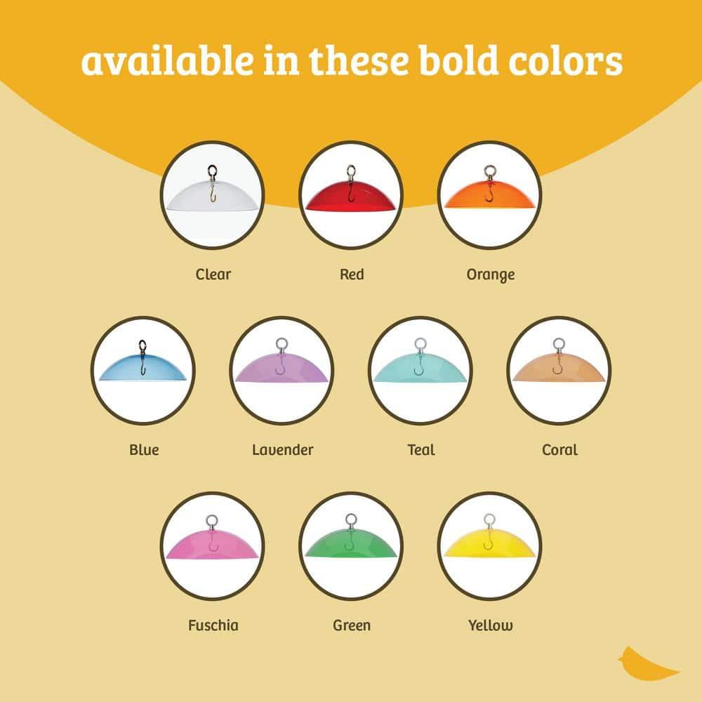Birds Choice Birds Choice 10" Color Pop Collection Protective Dome Cover for Hanging Bird Feeders