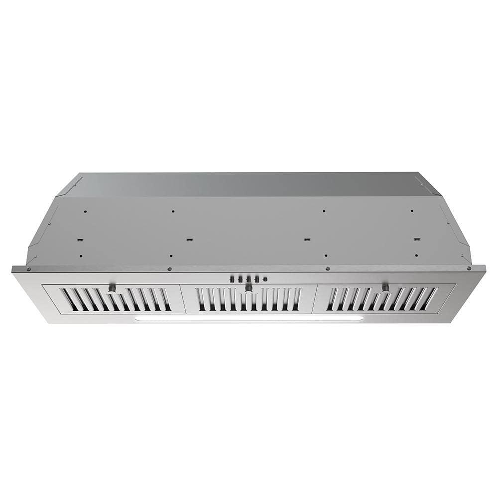 Streamline Torricelli 36" 350 Cubic Feet Per Minute Ductless Insert Range Hood with Baffle Filter and Light Included