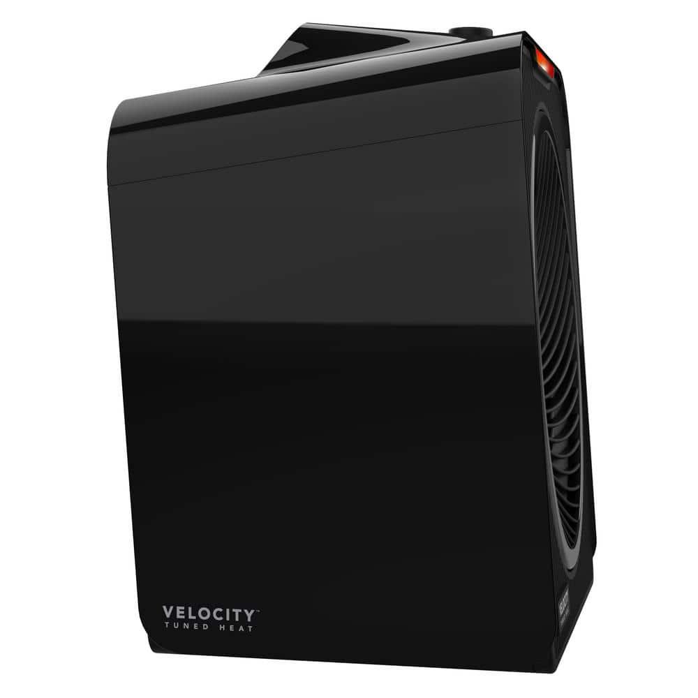 Vornado Velocity 4 Whole Room Space Heater, 1500W, Adjustable Thermostat, Tipover Protection, Black