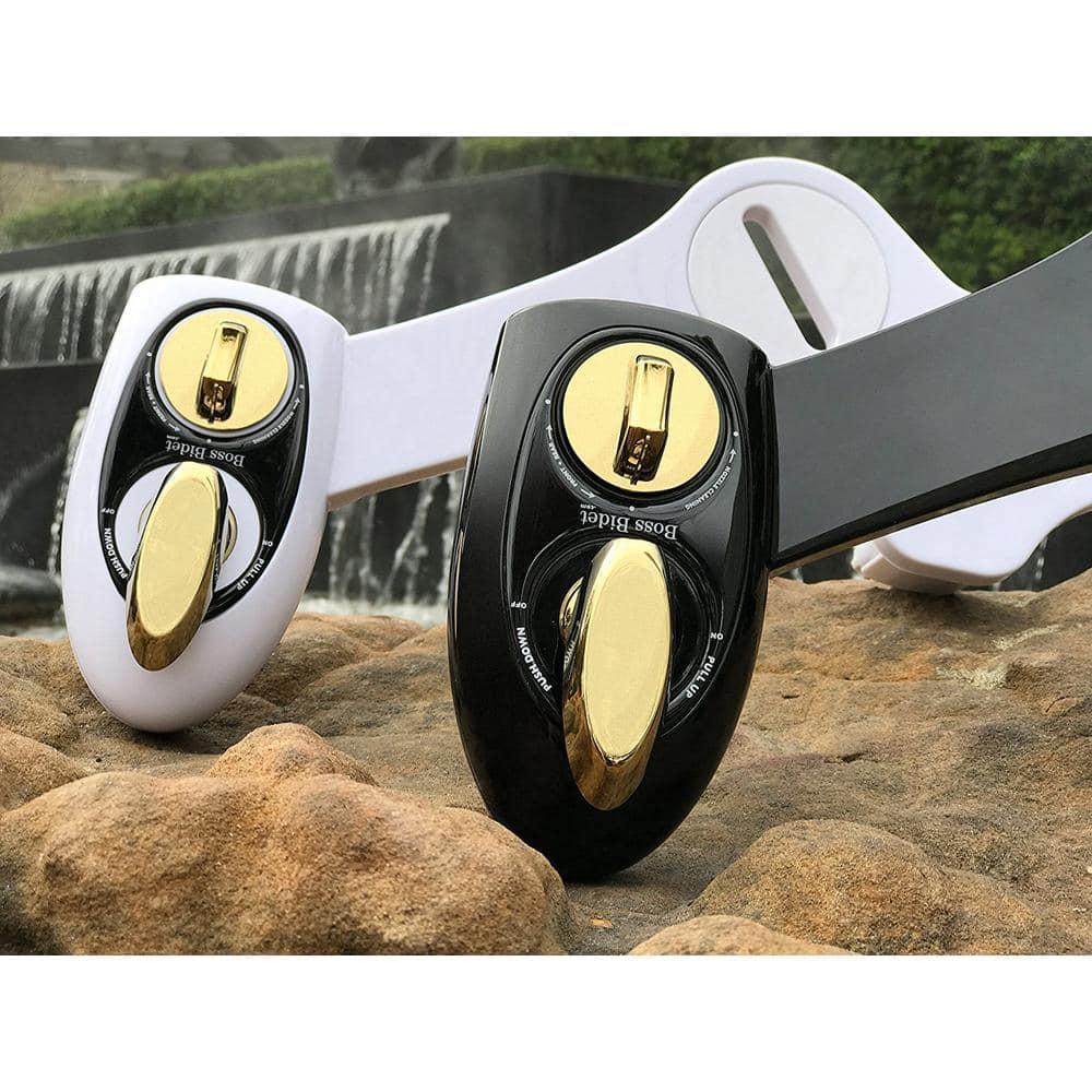 Bold White Bidet Toilet Attachment with Dual Nozzles