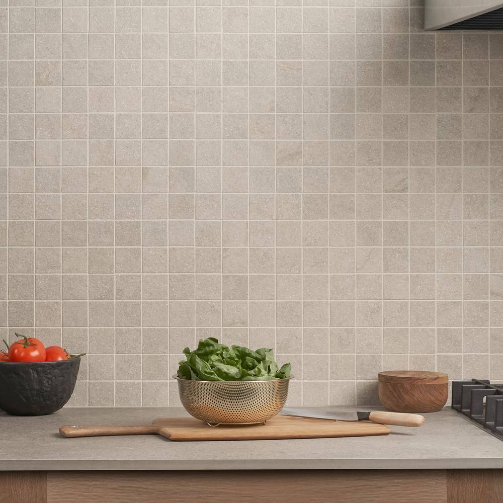 Dominion 11.81" x 11.81" Matte Porcelain Floor & Wall Mosaic Tile (0.97 Sq. Ft./Each)