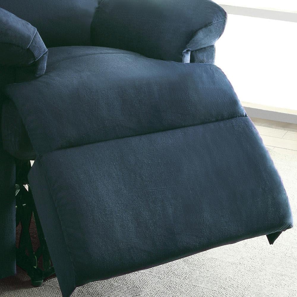 Oakwood Woven Fabric Recliner, Blue