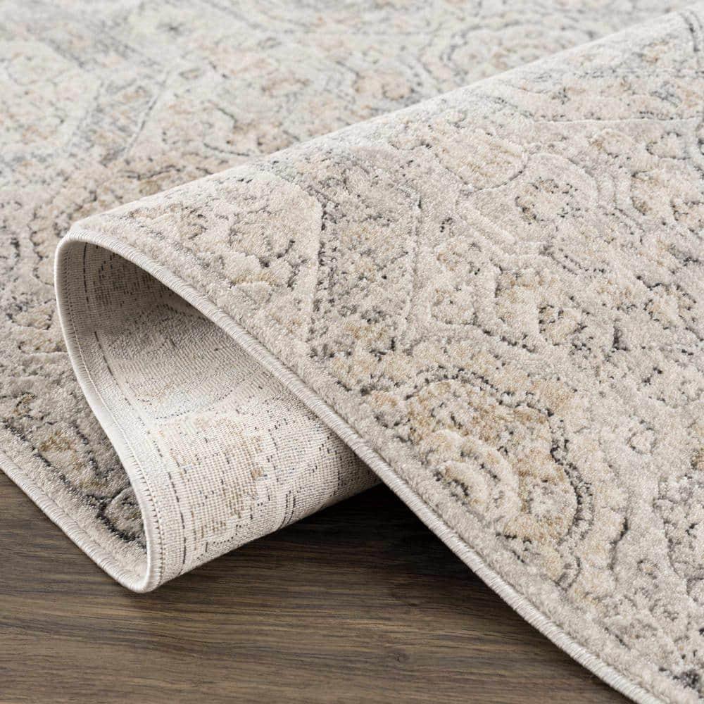 Hauteloom Rectangle Area Rug   Charcoal