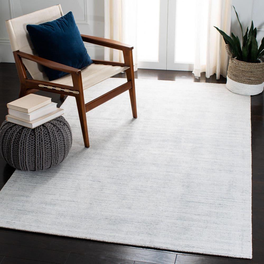 Mirage MIR176 Hand Loomed Indoor Area Rug - Ivory/Silver - 6'x6' - Safavieh