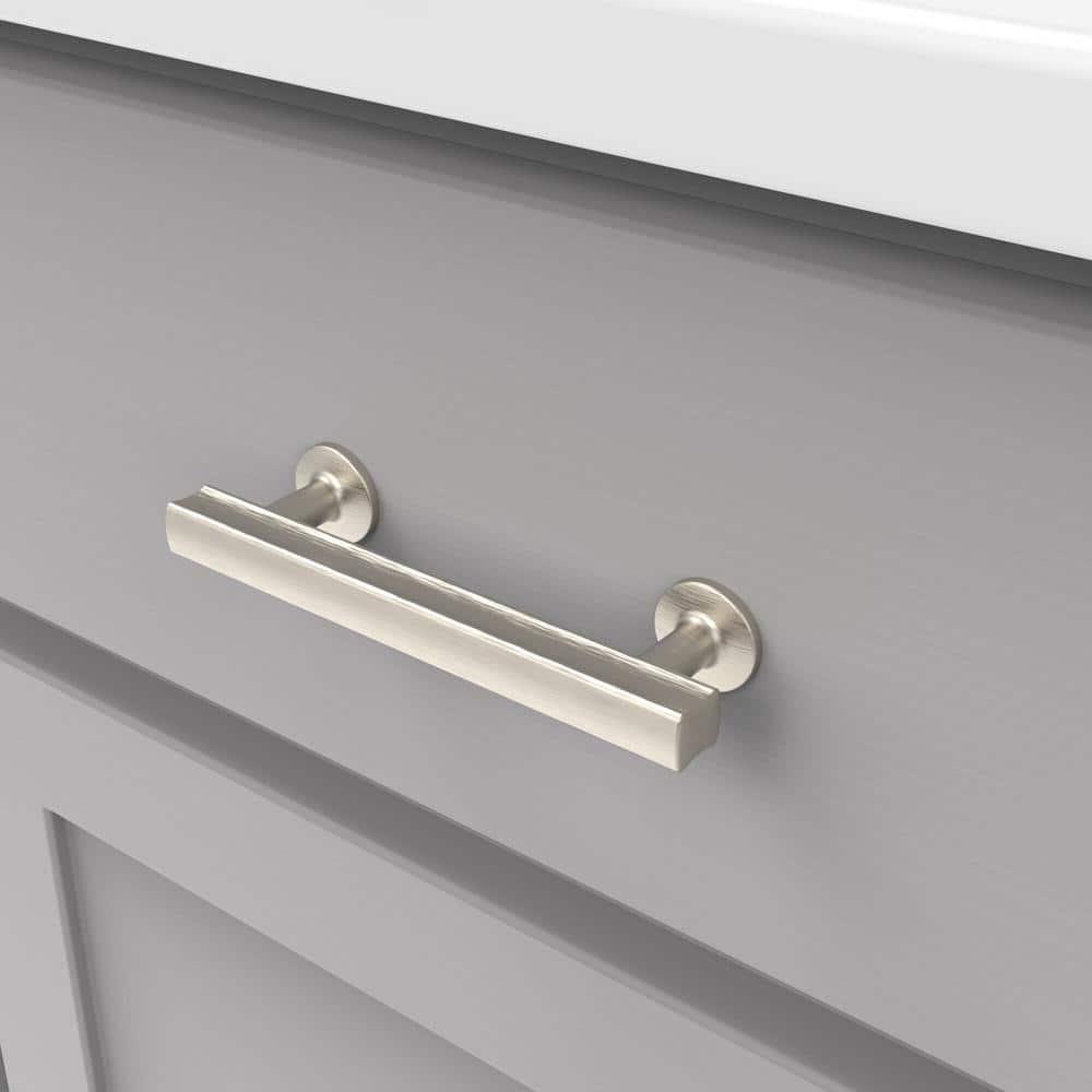 Woodward Kitchen Cabinet Handles, Solid Core Drawer Pulls for Cabinet Doors, 3-3/4" (96mm)