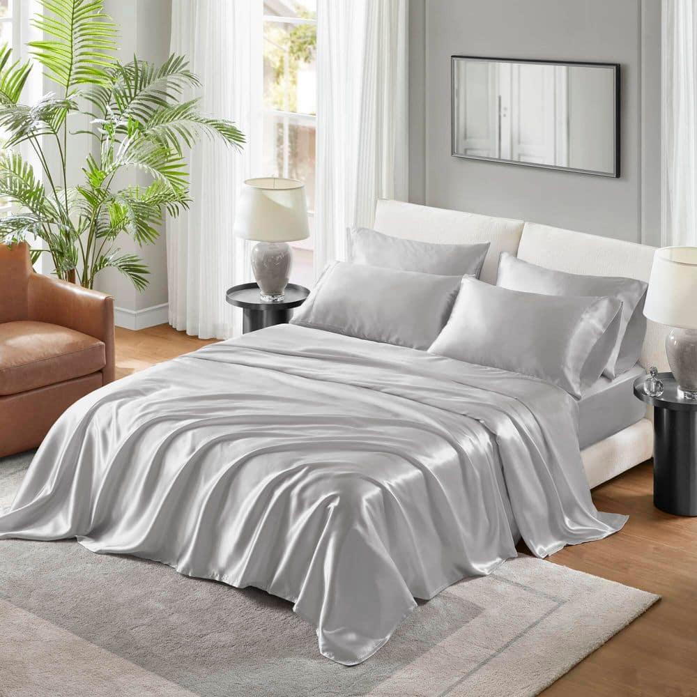 Madison Park Essentials Satin Luxury Sheet Set