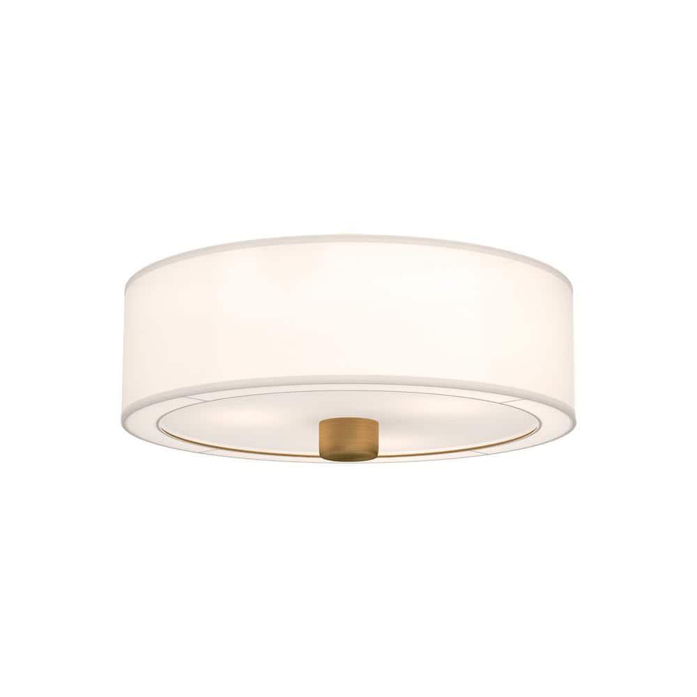 Theo Fabric Semi Flush Mount