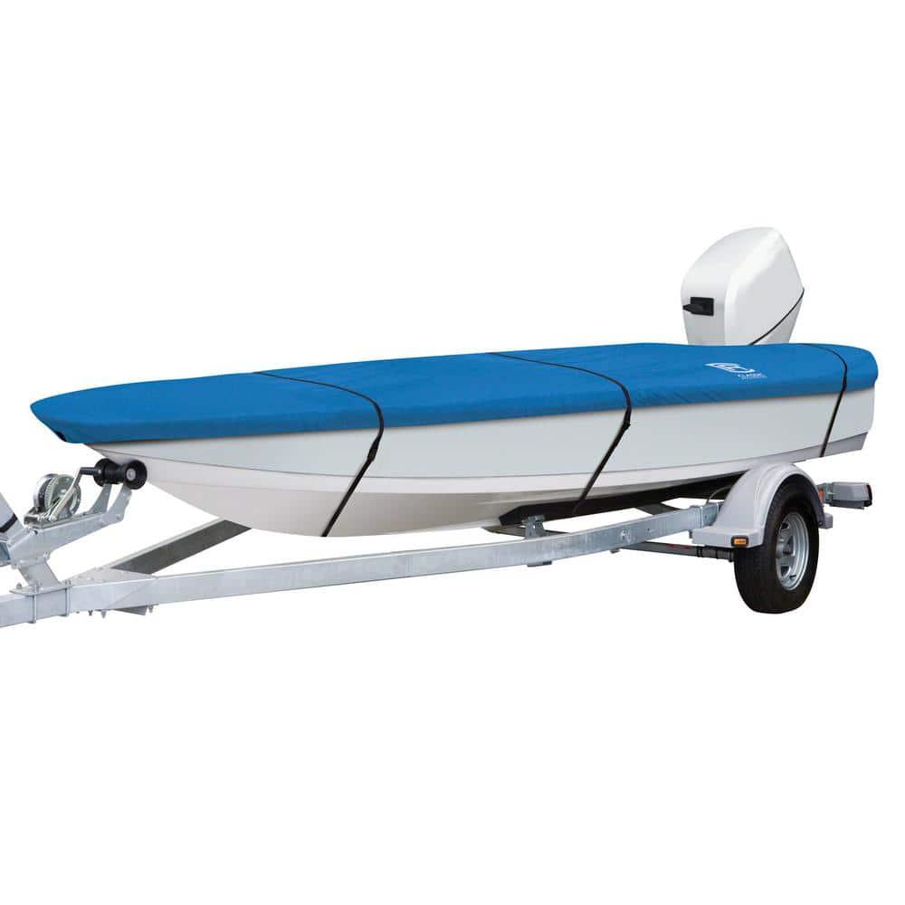 Classic Accessories Stellex™ All Seasons Boat Cover, Fits Boats 12' - 14' L x 68" W, Trailerable Boat Cover with Polyester Fade-Resistant Fabric, Model AA