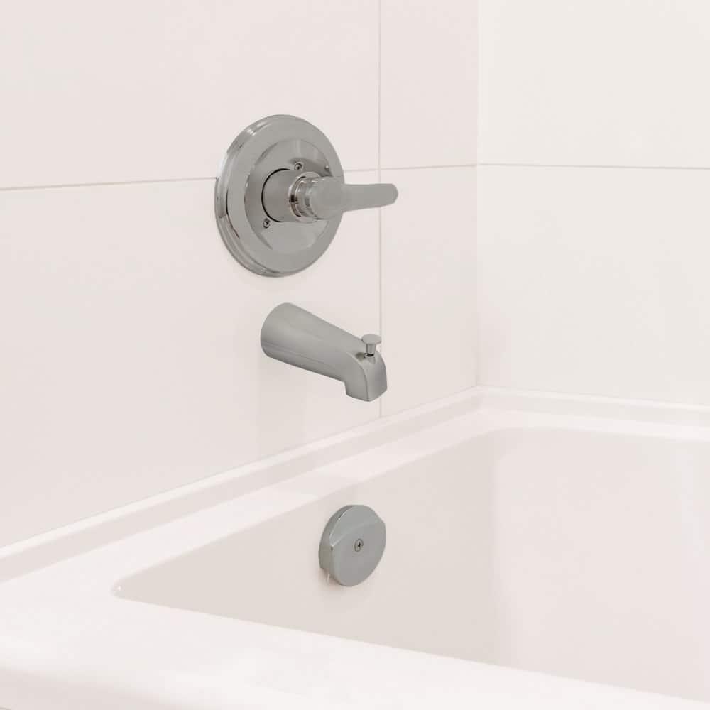Danco Universal Bathroom Tub Spout with Diverter in Brushed Nickel (89249)