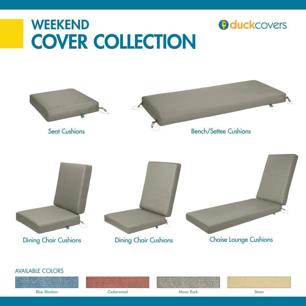 Weekend Outdoor 3'' Dining Chair Seat Cushion